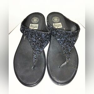 FITFLOP LOW JEWELED SANDALS